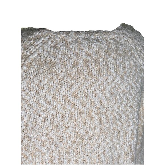 Buffalo David Bitton Women’s Eyelash Sweater Ivory Tan Long Sleeve XL - Picture 5 of 5